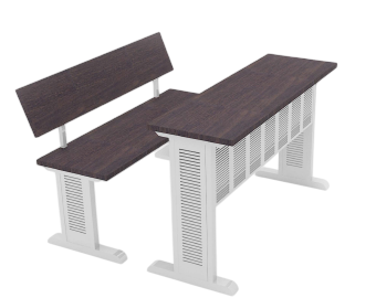 Hostel reading table